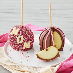 Mother’s Day Belgian Chocolate-Covered Caramel Apples