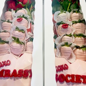 Custom Flowers, Berries And Breakable Heart Box