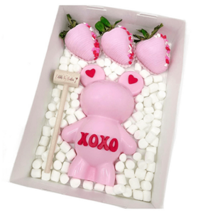 Pink XOXO Breakable Bear